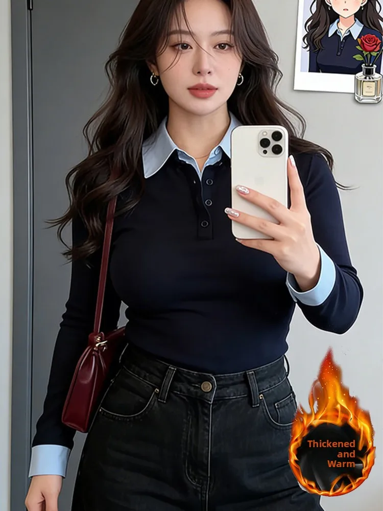 Вязаный свитер с эффектом похудения и воротником-стойкой для женщин, весна-осень, большие размеры, имитация двухслойности, ретро-стиль
Вязаный свитер с эффектом похудения и воротником-стойкой для женщин, весна-осень, большие размеры, имитация двухслойности, ретро-стиль