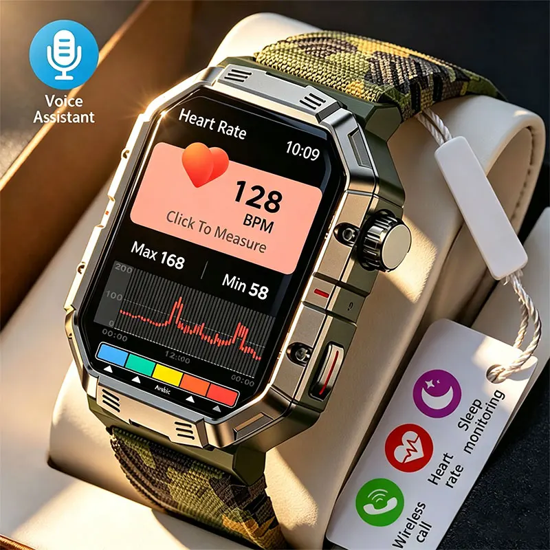 2026 New GEJIAN Smart Watch Men Bluetooth Call Heart Rate Monitor IP68 Waterproof Sport Smartwatch For Android IOS
2026 New GEJIAN Smart Watch Men Bluetooth Call Heart Rate Monitor IP68 Waterproof Sport Smartwatch For Android IOS