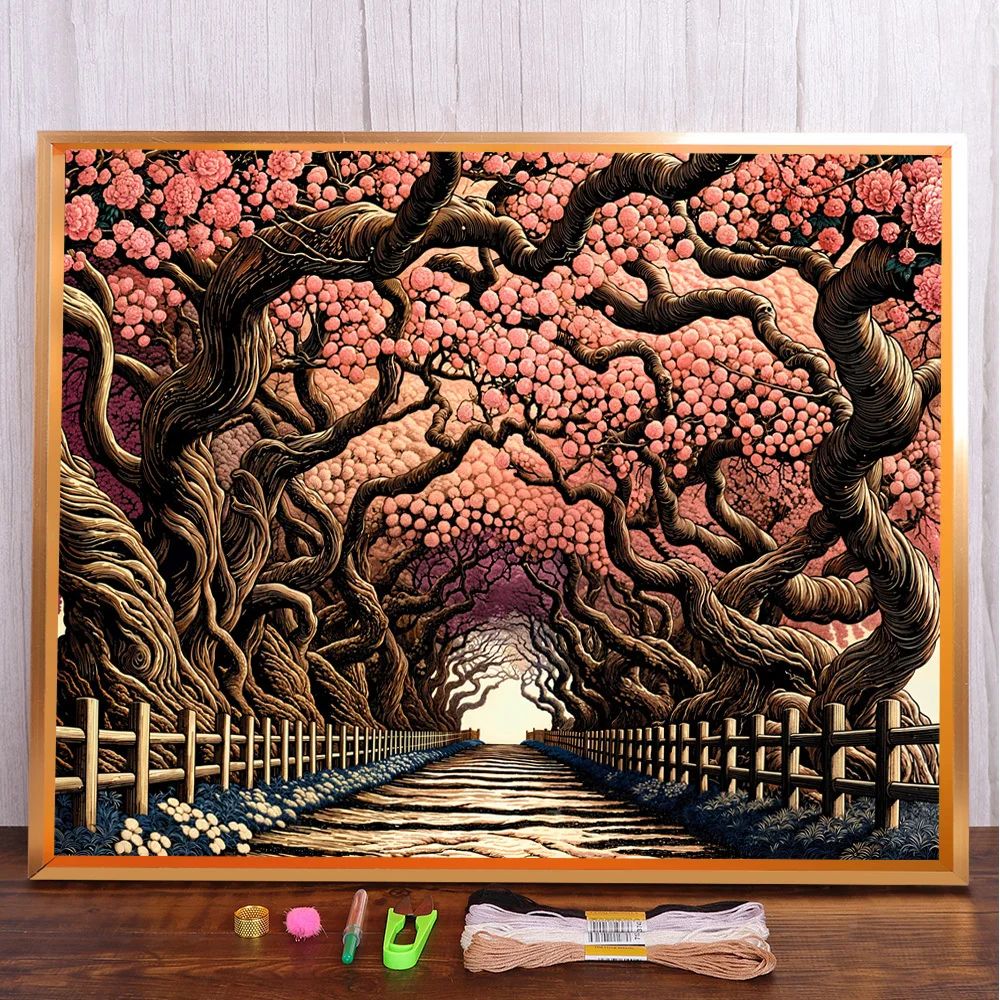 Landscape Road Under Tree Printed Canvas Cross Stitch DIY Embroidery Set Sewing Painting Knitting Handmade Wholesale Needle Gift
Landscape Road Under Tree Printed Canvas Cross Stitch DIY Embroidery Set Sewing Painting Knitting Handmade Wholesale Needle Gift