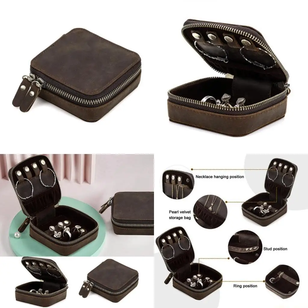 31BF чехол для ювелирных изделий из натуральной кожи, чехол для часов из воловьей кожи, коробка для путешествий, портативная для
31BF чехол для ювелирных изделий из натуральной кожи, чехол для часов из воловьей кожи, коробка для путешествий, портативная для