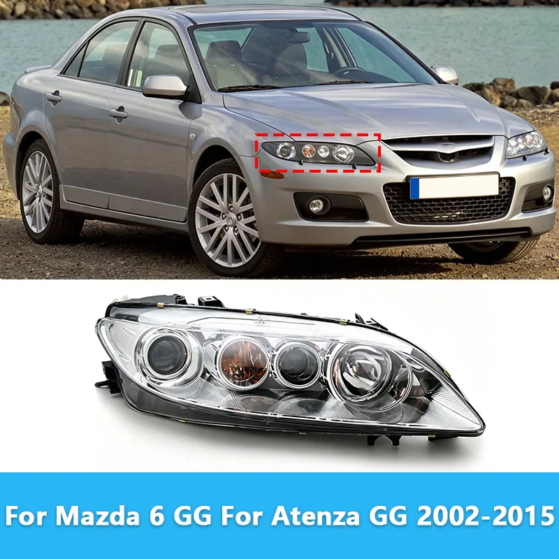 For Mazda 6 GG Atenza GG 2002-2015 Halogen Car Front Headlamp Light Assy Left Right Front Bumper Head Lamp Headlamp
For Mazda 6 GG Atenza GG 2002-2015 Halogen Car Front Headlamp Light Assy Left Right Front Bumper Head Lamp Headlamp