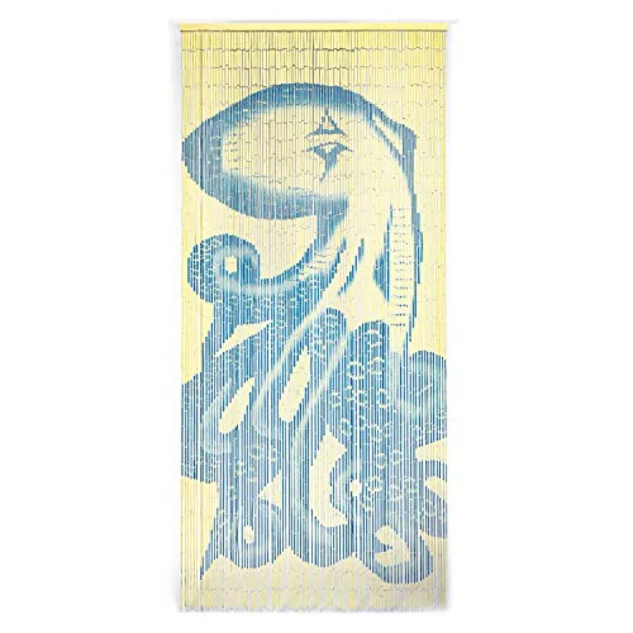 Octopus Wooden Beaded Door Curtain - 36 x 78 in- Bead Doorway Curtain - Bead Curtain for Door Decoration and Room Divider
Octopus Wooden Beaded Door Curtain - 36 x 78 in- Bead Doorway Curtain - Bead Curtain for Door Decoration and Room Divider