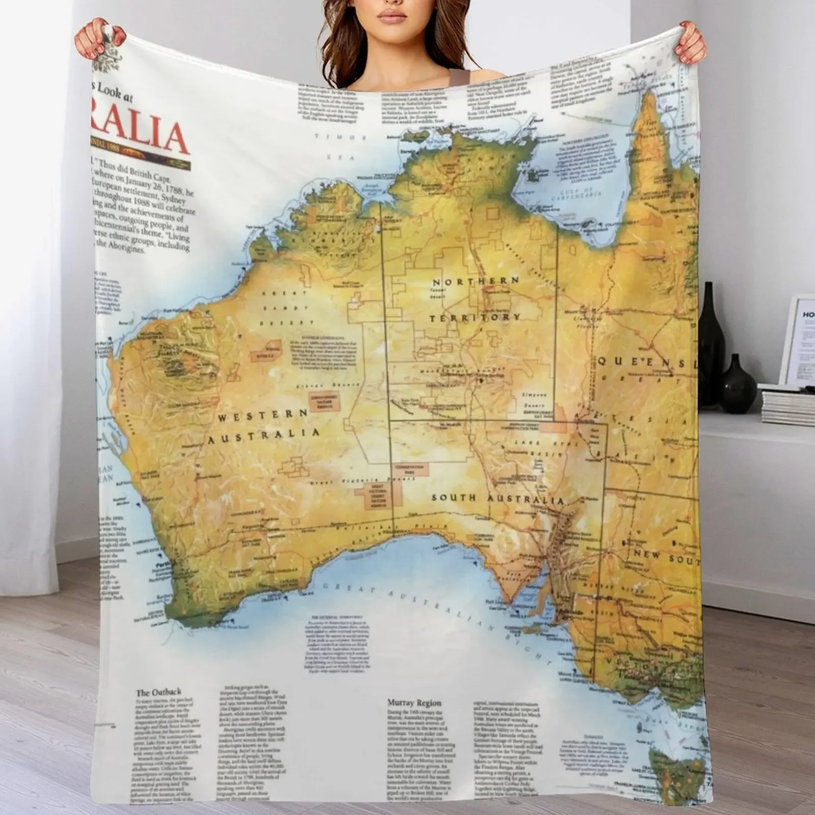 Australia Map Map Of Australia Australia Travel Map Throw Blanket Soft Warm Blanket Gift for Grandparents
Australia Map Map Of Australia Australia Travel Map Throw Blanket Soft Warm Blanket Gift for Grandparents