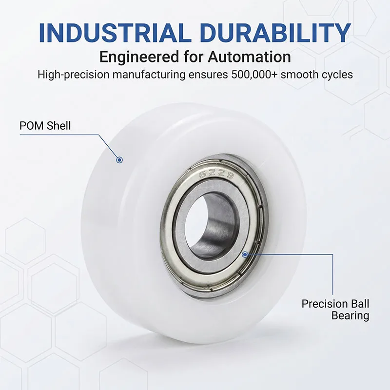 4pcs 42mm POM Coated Rollers 15x42x15 6202ZZ Wrapped Plastic Bearings BS620242-15 Nylon Auto Machine Sliding Guide Rail Pulleys
4pcs 42mm POM Coated Rollers 15x42x15 6202ZZ Wrapped Plastic Bearings BS620242-15 Nylon Auto Machine Sliding Guide Rail Pulleys