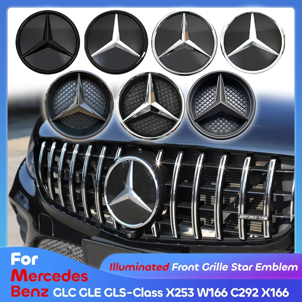 Car Front Bumper Grill Star Badge Emblem OE Style 3D Mirror Finish Style LED Logo Emblem For Mercedes Benz GLC250 GLC300 GL350
Car Front Bumper Grill Star Badge Emblem OE Style 3D Mirror Finish Style LED Logo Emblem For Mercedes Benz GLC250 GLC300 GL350
