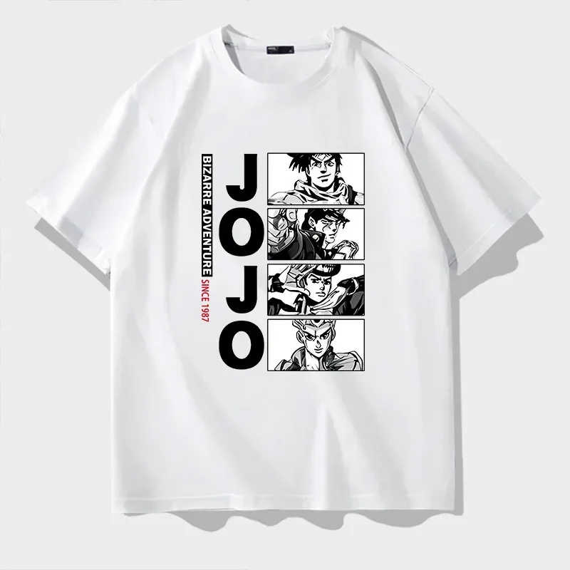 Japanese anime jojo's Fantastic Adventure Pattern Printed summer T-shirt trend Loose 100% cotton crewneck short-sleeved T-shirt
Japanese anime jojo's Fantastic Adventure Pattern Printed summer T-shirt trend Loose 100% cotton crewneck short-sleeved T-shirt