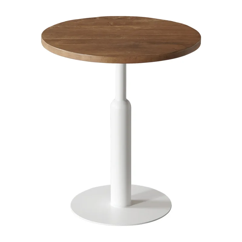 Round coffee table, cafe dessert point retro black and white small round table B & B furniture
Round coffee table, cafe dessert point retro black and white small round table B & B furniture