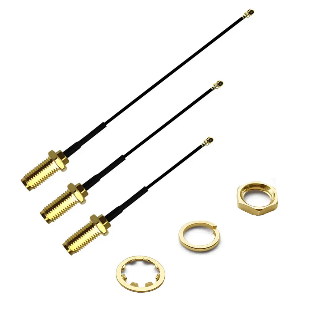 2PCS SMA Female to u.FL IPX IPEX-1 IPEX 4 Female Male Plug WIFI Antenna RF Cable RG1.13 Pigtail Extension
2PCS SMA Female to u.FL IPX IPEX-1 IPEX 4 Female Male Plug WIFI Antenna RF Cable RG1.13 Pigtail Extension