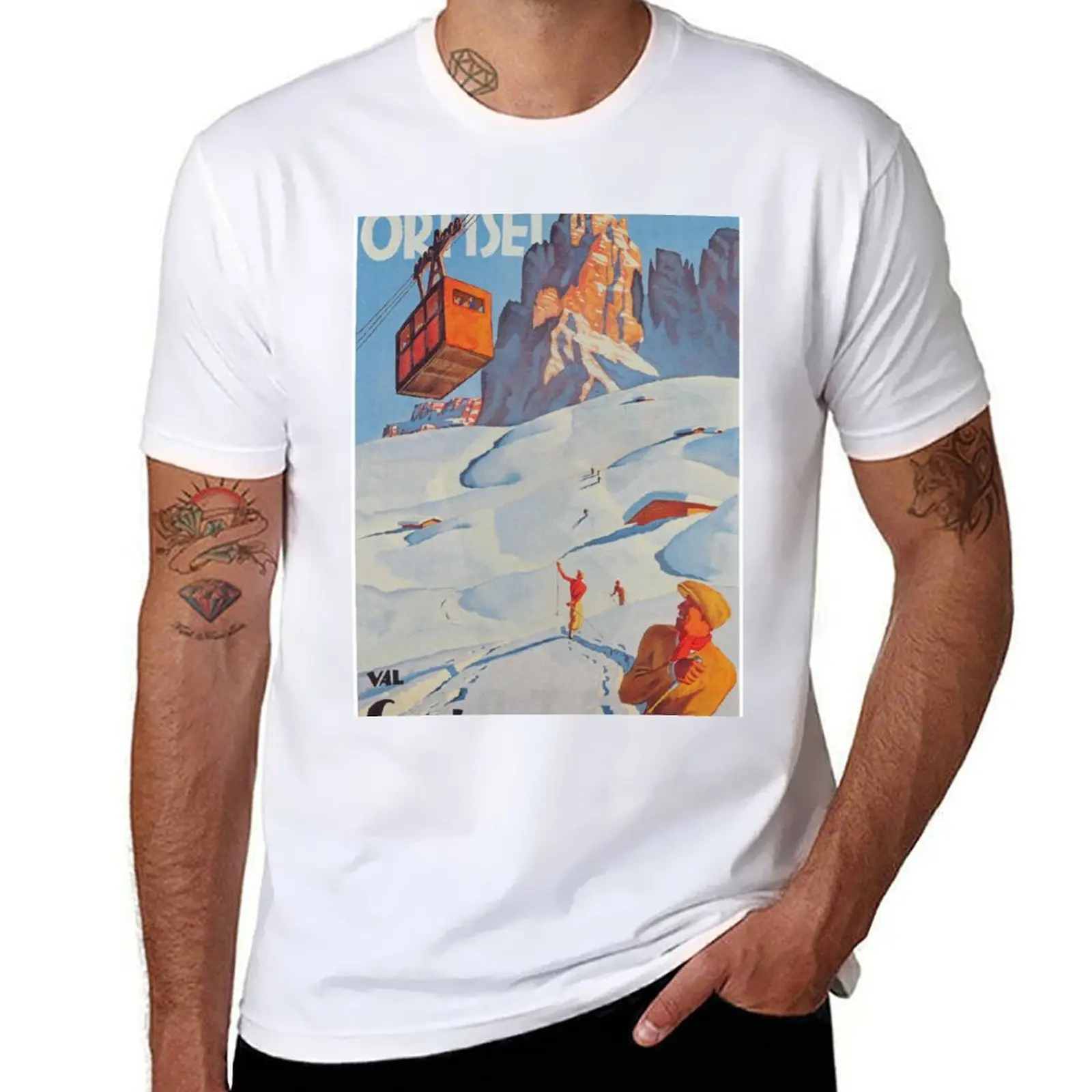 Ortisei, Val Gardenia, Italy, Vintage Travel Poster T-Shirt printed t shirts for man t shirts for man graphic tees T-shirt
Ortisei, Val Gardenia, Italy, Vintage Travel Poster T-Shirt printed t shirts for man t shirts for man graphic tees T-shirt
