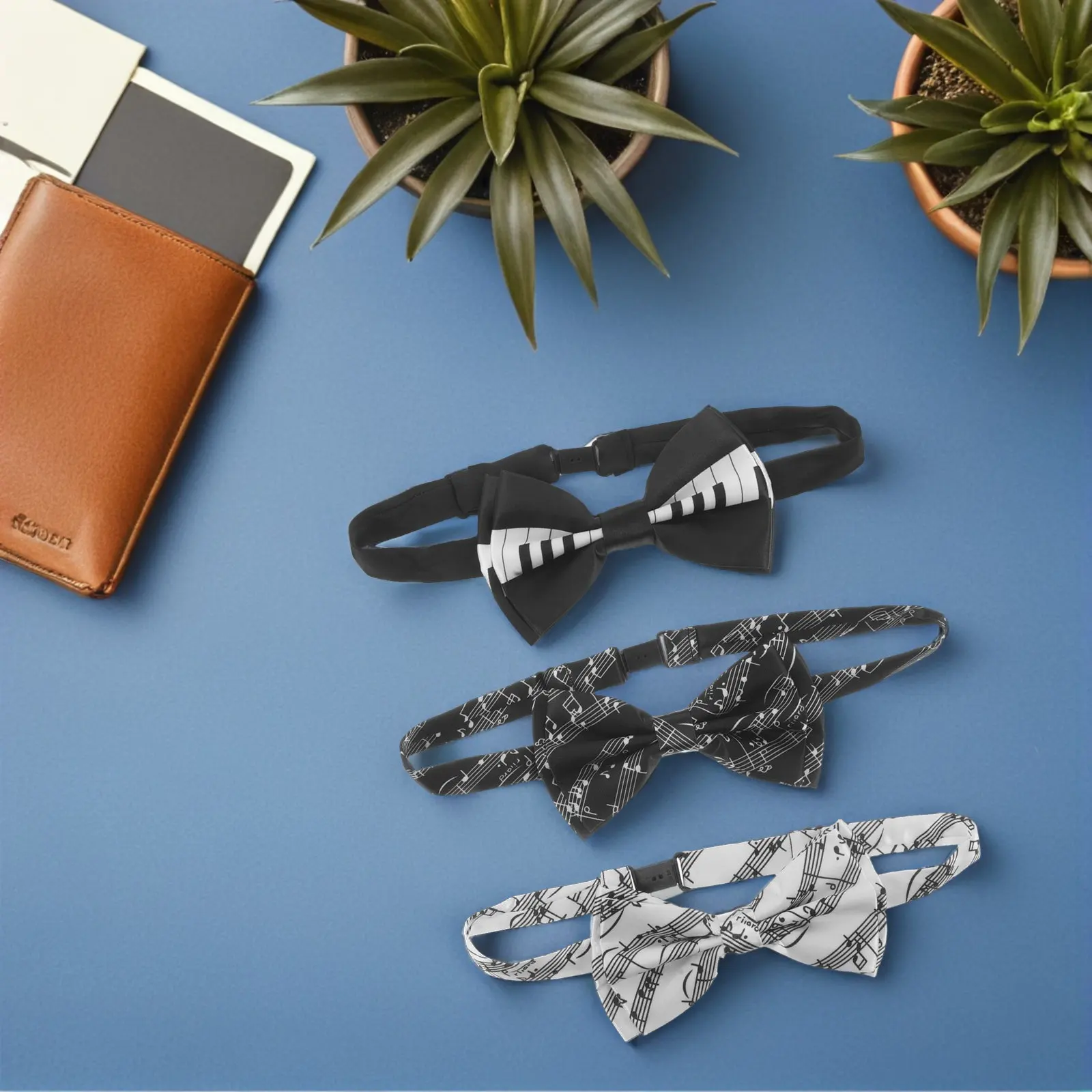 3Pcs Music Bow Tie Music Note Pattern Pre-Tied Performer Bow Tie for Wedding Party Festival Business Suit Accessory
3Pcs Music Bow Tie Music Note Pattern Pre-Tied Performer Bow Tie for Wedding Party Festival Business Suit Accessory