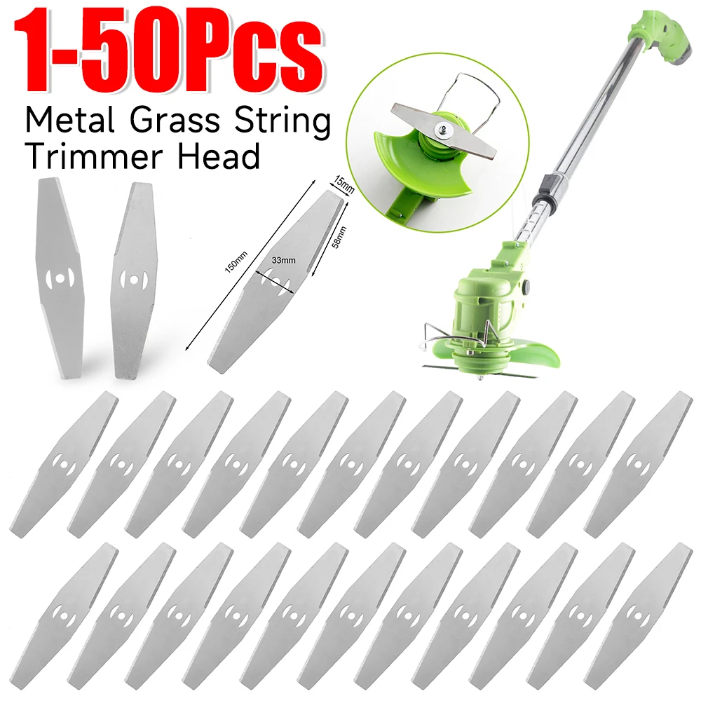 1-50PCS Lawn Mower Steel Blade Replacement Metal Grass String Trimmer Head Handheld Lawn Mower Fittings Home Garden Power Tools
1-50PCS Lawn Mower Steel Blade Replacement Metal Grass String Trimmer Head Handheld Lawn Mower Fittings Home Garden Power Tools