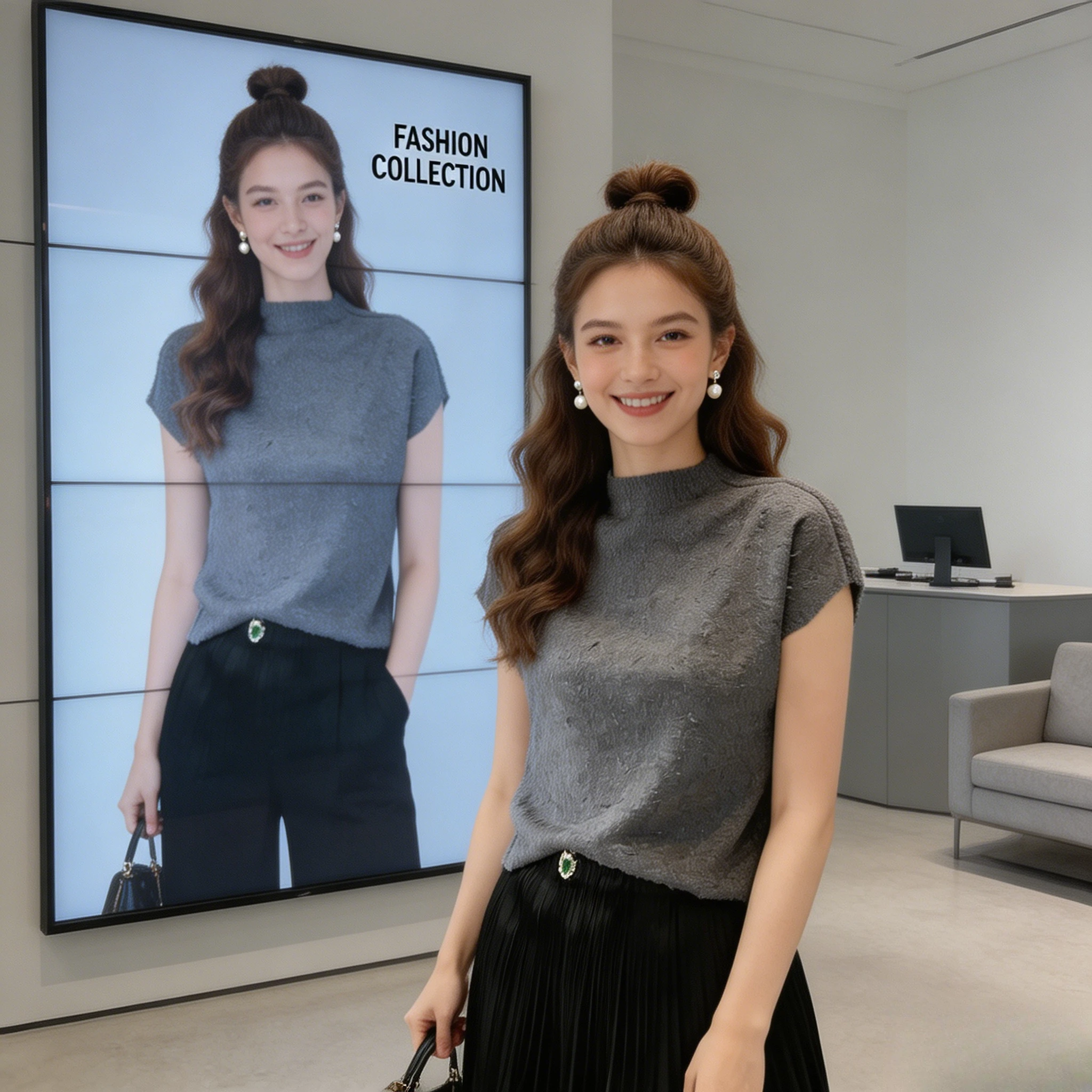 Miyake Pleated T-Shirt for Women Spring and Summer New Simple Solid Color Pleated Versatile Casual Top Lightweight Pleated Shirt
Miyake Pleated T-Shirt for Women Spring and Summer New Simple Solid Color Pleated Versatile Casual Top Lightweight Pleated Shirt