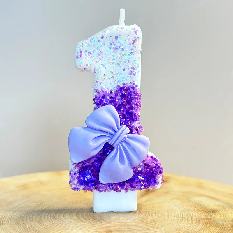 4x7.5cm Creative Gradient Purple Bow Digital Birthday Candle Children's Cake Decoration Party Dessert Ambient Decoration
4x7.5cm Creative Gradient Purple Bow Digital Birthday Candle Children's Cake Decoration Party Dessert Ambient Decoration