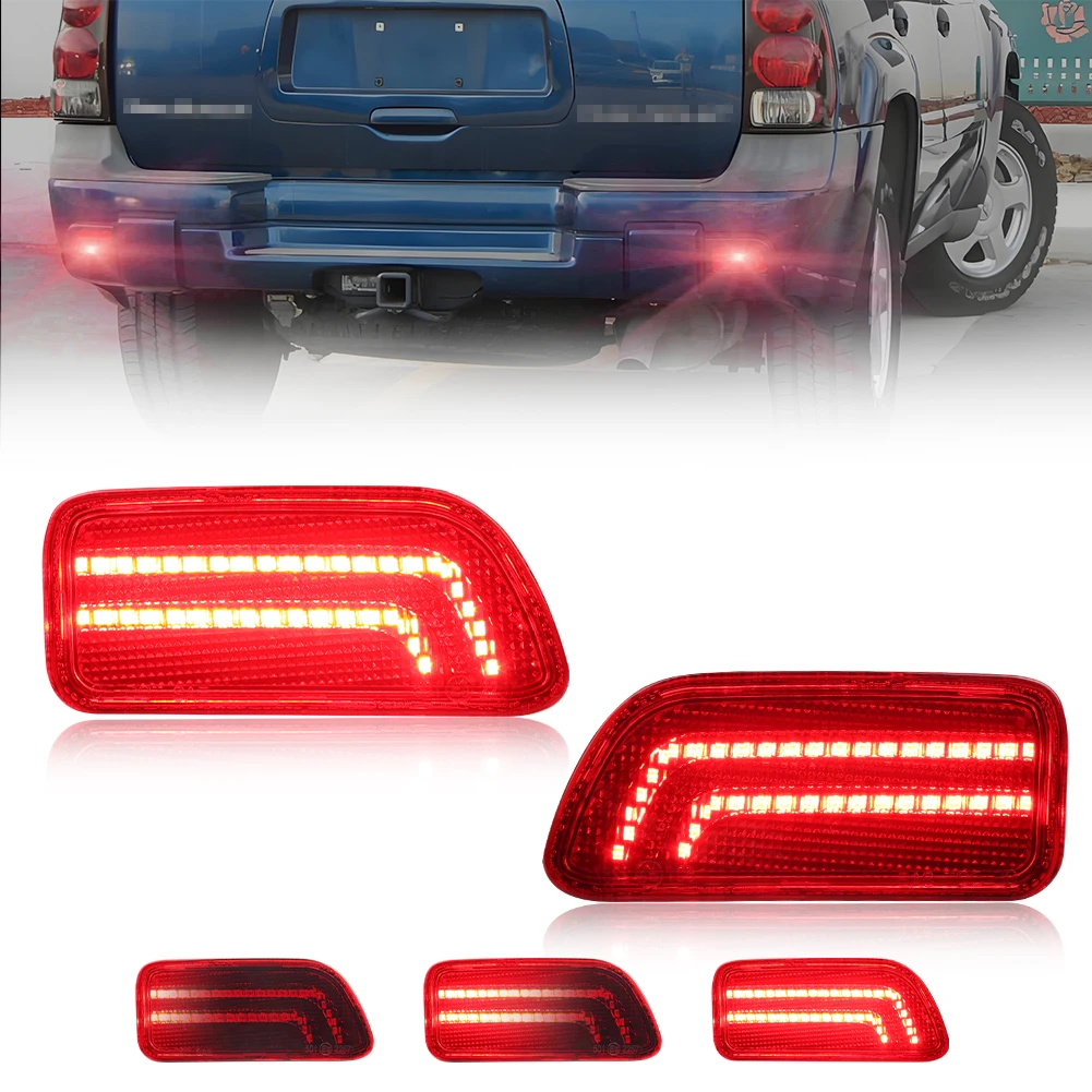 2PCS For 2002 2003 2004 2005 2006 2007 2008 2009 Chevrolet Trailblazer Rear Bumper Reflector Light Brake Light Tail Light W/LED
2PCS For 2002 2003 2004 2005 2006 2007 2008 2009 Chevrolet Trailblazer Rear Bumper Reflector Light Brake Light Tail Light W/LED