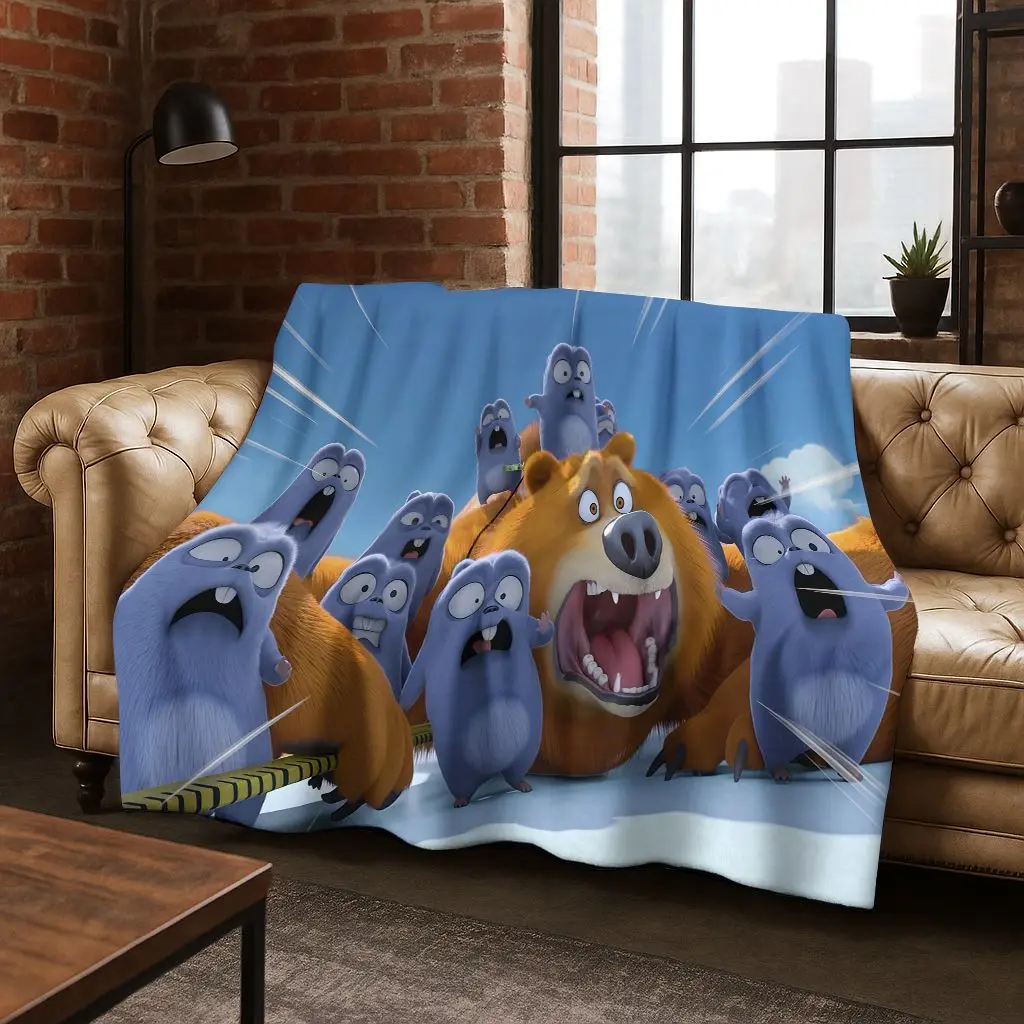 Забавное фланелевое одеяло с героями мультфильмов «Гриззи и Леминги», мягкое теплое одеяло для кровати, спальни, гостиной, путешествий, пикника, ребенка
Забавное фланелевое одеяло с героями мультфильмов «Гриззи и Леминги», мягкое теплое одеяло для кровати, спальни, гостиной, путешествий, пикника, ребенка