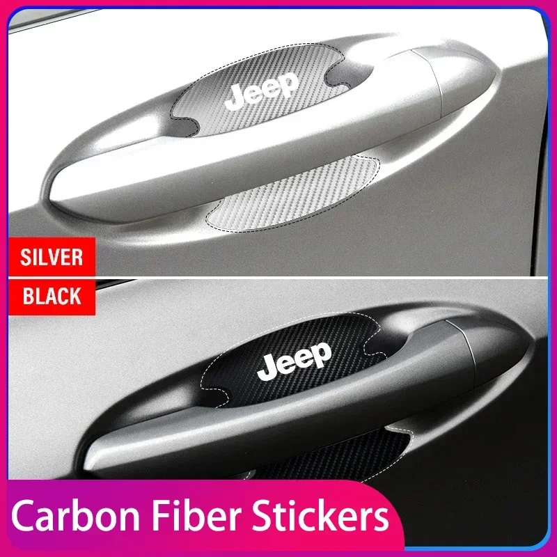 Carbon Fibre Car Door Bowl Handle Protector 4PCS Anti-scratch Sticker Car Accessories for JEEP Grand Cherokee WK WK2 XK Renegade
Carbon Fibre Car Door Bowl Handle Protector 4PCS Anti-scratch Sticker Car Accessories for JEEP Grand Cherokee WK WK2 XK Renegade