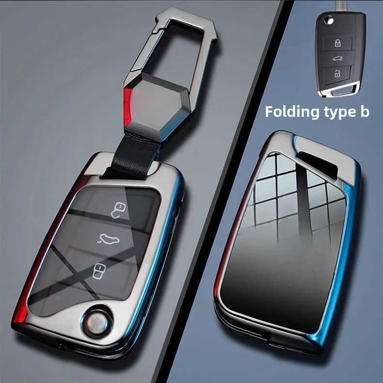 Zinc Alloy + Leather Car Key Case Cover for VW Volkswagen Golf 7 MK7 Tiguan MK2 For SEAT Ateca Leon FR 2 Ibiza For Skoda Octavia
Zinc Alloy + Leather Car Key Case Cover for VW Volkswagen Golf 7 MK7 Tiguan MK2 For SEAT Ateca Leon FR 2 Ibiza For Skoda Octavia