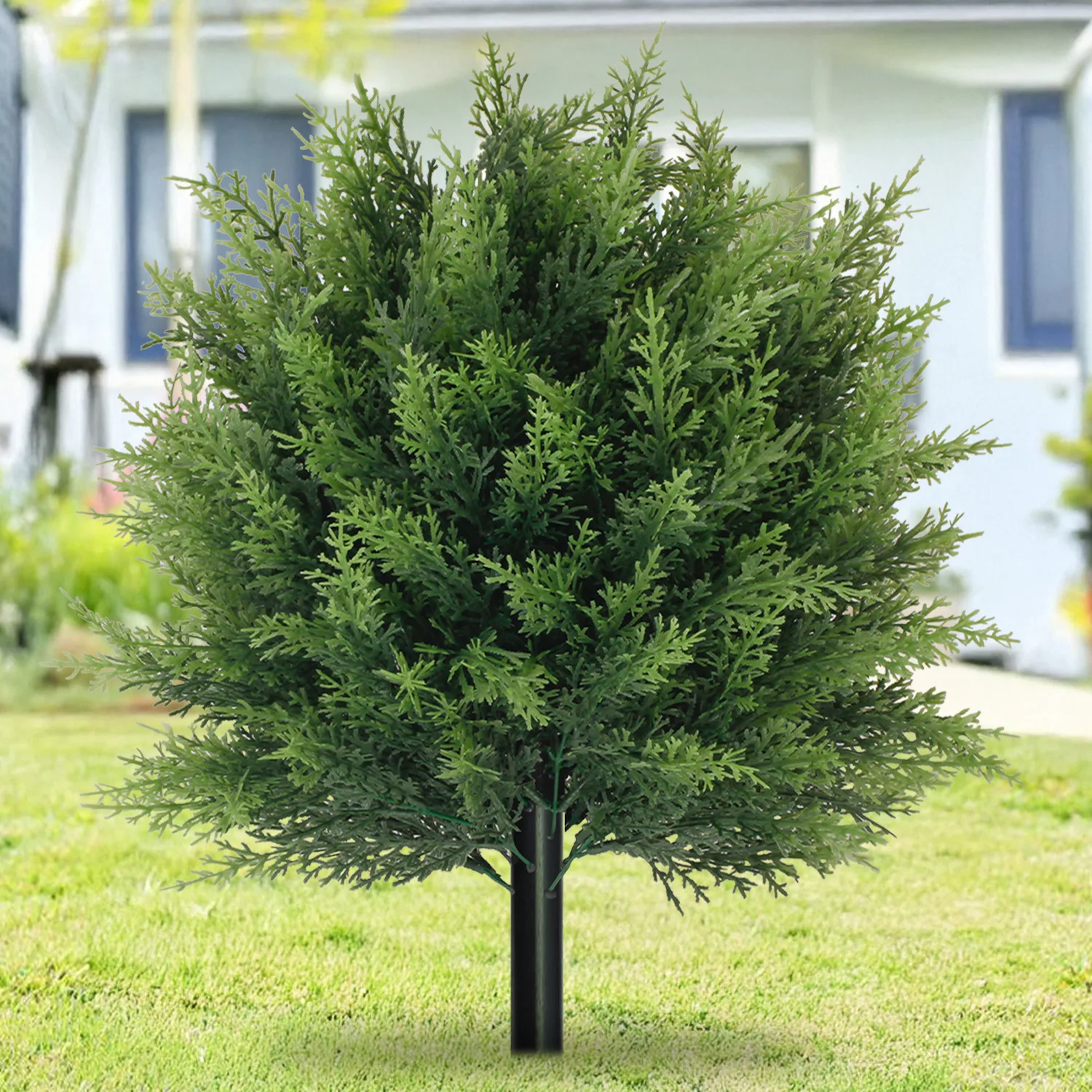 Simulated cedar tree ball pine cypress ground plug with ground nails easy to disassemble and assemble simulation plant
Simulated cedar tree ball pine cypress ground plug with ground nails easy to disassemble and assemble simulation plant