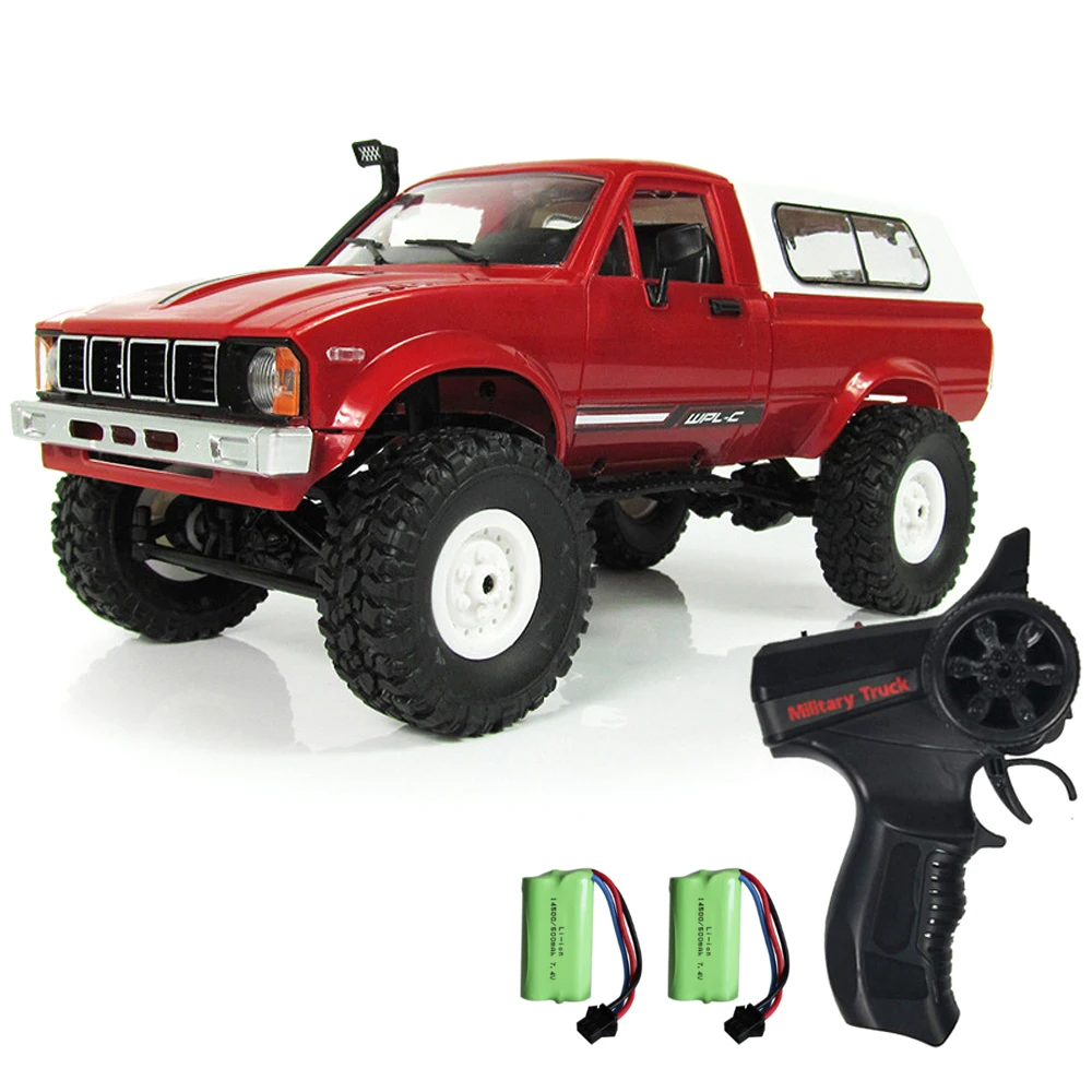 Грузовик с дистанционным управлением WPL, военный грузовик с дистанционным управлением, внедорожник, 4WD, 2,4 ГГц, полномасштабный альпинистский автомобиль для всех Terrain 2, аккумулятор
Грузовик с дистанционным управлением WPL, военный грузовик с дистанционным управлением, внедорожник, 4WD, 2,4 ГГц, полномасштабный альпинистский автомобиль для всех Terrain 2, аккумулятор