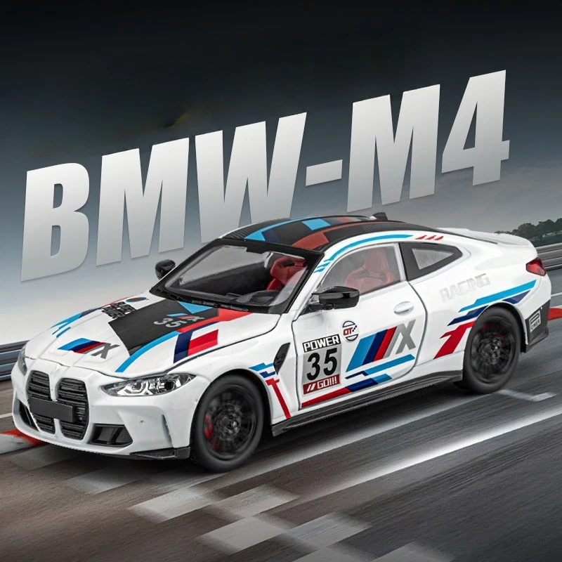 Simulation 1/24 Scale BMW M4 Track Version Alloy Sports Car Model Collectible Ornament Toy Vehicle Gift Miniature Voiture
Simulation 1/24 Scale BMW M4 Track Version Alloy Sports Car Model Collectible Ornament Toy Vehicle Gift Miniature Voiture