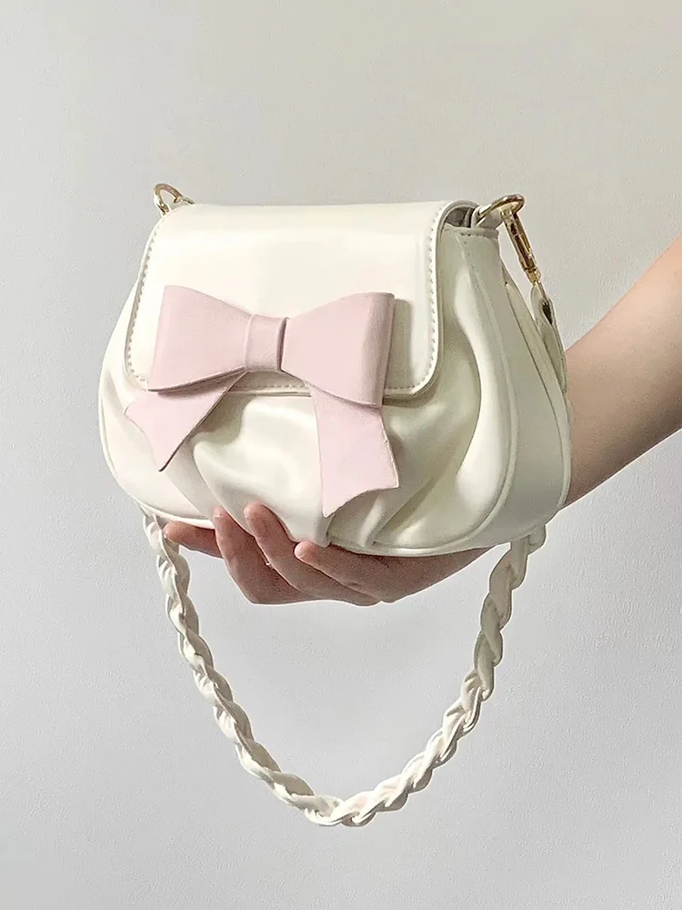 2025 нишевая новая милая красивая женская сумка с бантом, маленькая круглая сумка, плиссированная сумка-облако, мягкие универсальные сумки через плечо
2025 нишевая новая милая красивая женская сумка с бантом, маленькая круглая сумка, плиссированная сумка-облако, мягкие универсальные сумки через плечо