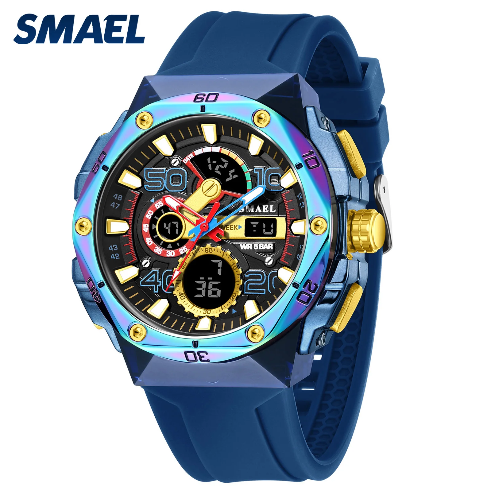 SMAEL 8113 Деловые кварцевые спортивные наручные часы, брендовые водонепроницаемые часы, дропшиппинг, будильник, ночник, молодая мода
SMAEL 8113 Деловые кварцевые спортивные наручные часы, брендовые водонепроницаемые часы, дропшиппинг, будильник, ночник, молодая мода