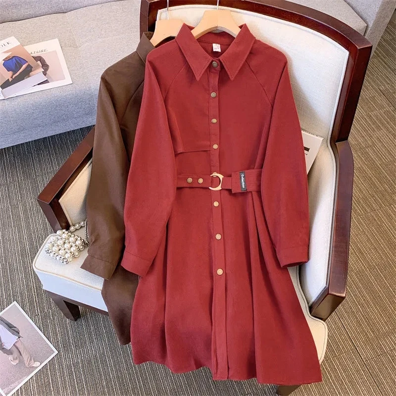 2024 New Spring Autumn Single Breasted Dress, Women's Clothing, Elegant Vintage Long Sleeve Polo Neck Waist Winter Dresses WI288
2024 New Spring Autumn Single Breasted Dress, Women's Clothing, Elegant Vintage Long Sleeve Polo Neck Waist Winter Dresses WI288