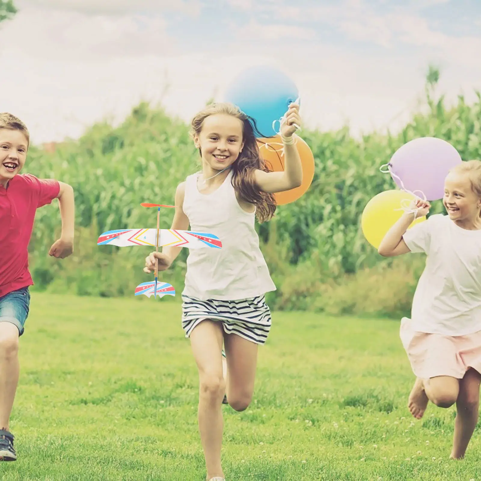10Pcs Plastic Airplane Glider Kit for Children Rubber Band Powered Assemble Aircraft Educational Plaything Develops Hand Eye
10Pcs Plastic Airplane Glider Kit for Children Rubber Band Powered Assemble Aircraft Educational Plaything Develops Hand Eye