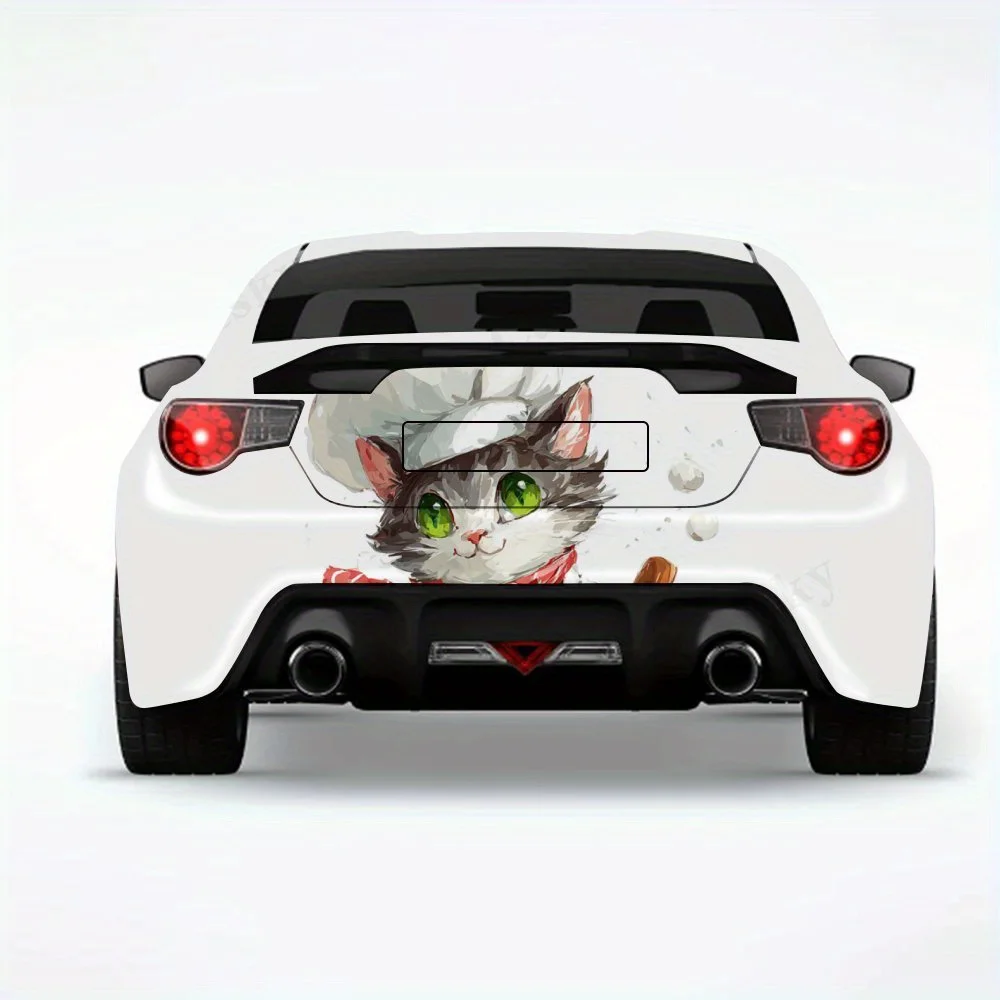 Cat Cooking - Vinyl Decal for Car Rear, Waterproof Self-Adhesive Vinyl Stickers for Vehicle Tail and Bumper, Decoration Protect
Cat Cooking - Vinyl Decal for Car Rear, Waterproof Self-Adhesive Vinyl Stickers for Vehicle Tail and Bumper, Decoration Protect