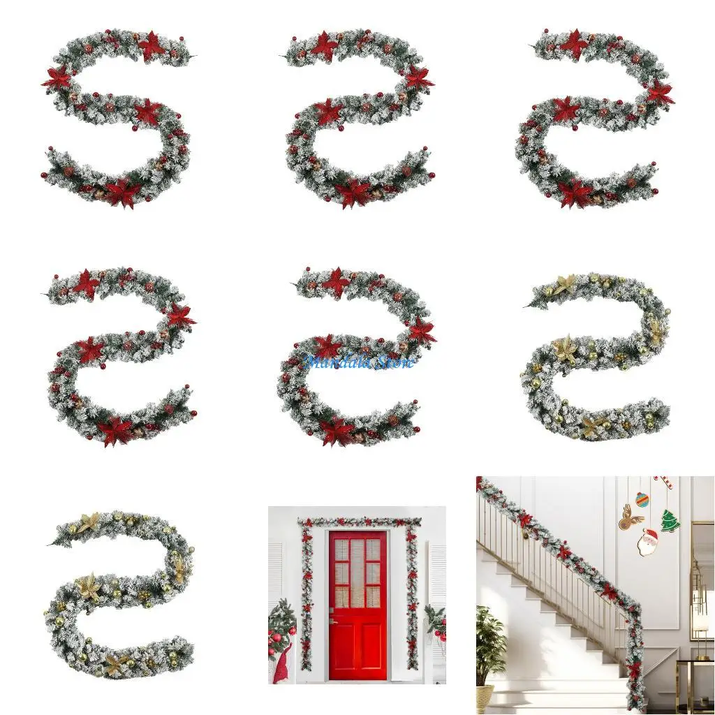 U2JC Durable Flocking Snow Wreath Seasonal Christmas Decoration Perfect For Window
U2JC Durable Flocking Snow Wreath Seasonal Christmas Decoration Perfect For Window