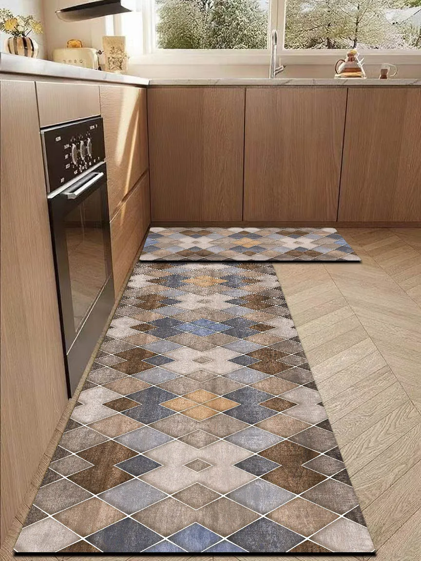 New vintage diamond kitchen & bath rugs: non-slip, absorbent, easy clean.
New vintage diamond kitchen & bath rugs: non-slip, absorbent, easy clean.