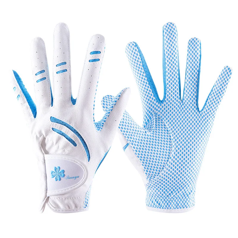 1 Pair Golf Gloves Women PU Leather Silicone Breathable Non Slip Sports Gloves
1 Pair Golf Gloves Women PU Leather Silicone Breathable Non Slip Sports Gloves