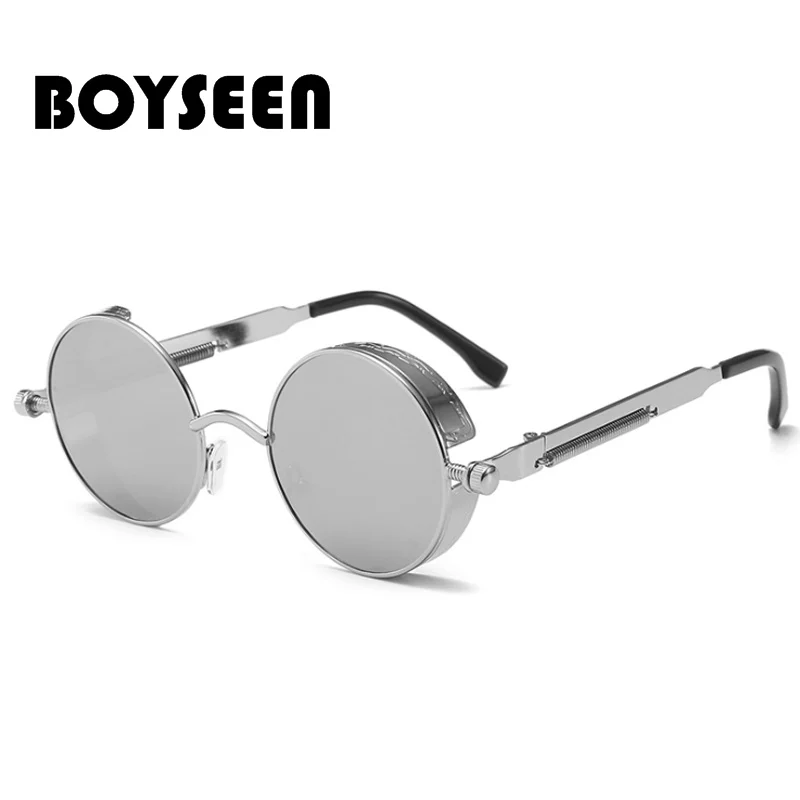 BOYSEEN 2025 Vintage Steampunk Sunglasses Woman Men Round Luxury Metal Retro Sun Glasses Hiphop Style Eyewear UV400
BOYSEEN 2025 Vintage Steampunk Sunglasses Woman Men Round Luxury Metal Retro Sun Glasses Hiphop Style Eyewear UV400