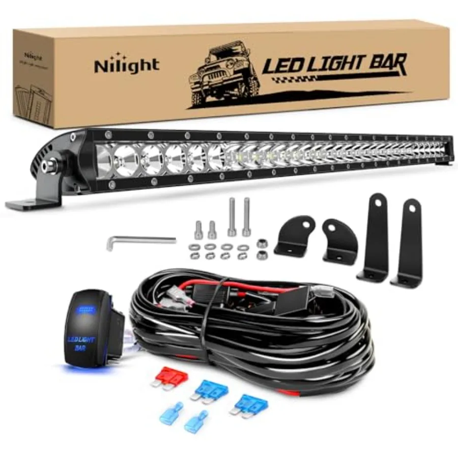 LED Light Bar 31inch 150W Spot Flood Combo Super Slim 14500LM Off Road 3D LED Driving Off Road Lights with Wiring Harness Kit-1
LED Light Bar 31inch 150W Spot Flood Combo Super Slim 14500LM Off Road 3D LED Driving Off Road Lights with Wiring Harness Kit-1