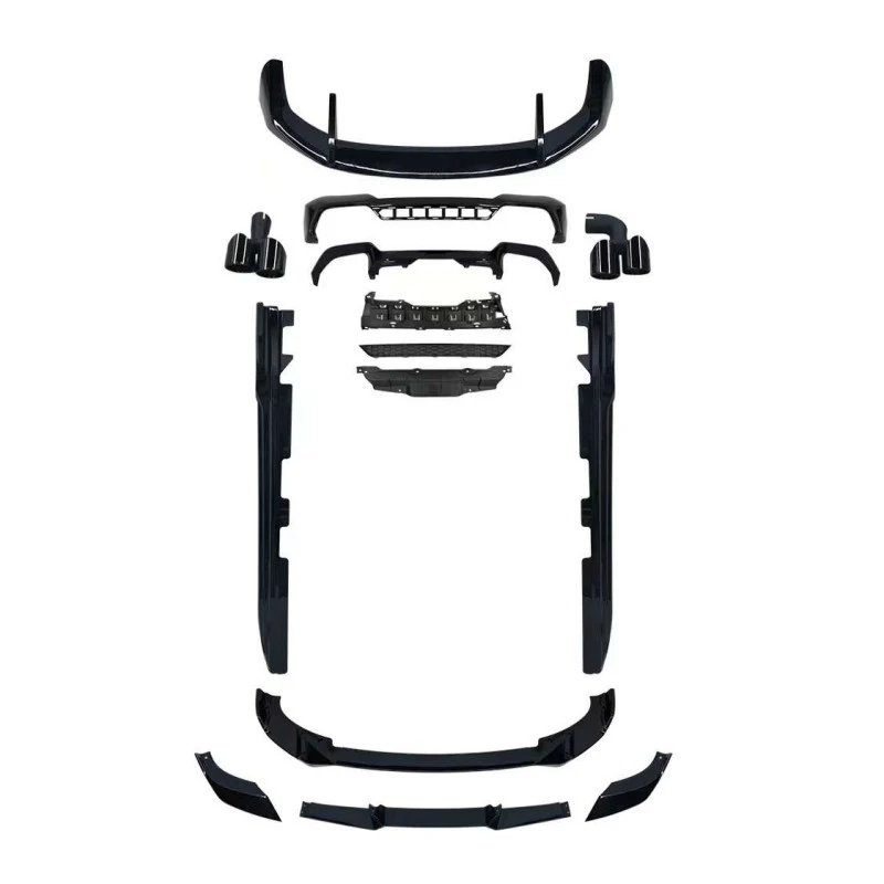 MP body kit is suitable for X3 new model G01 for retrofitting front, rear lip, exhaust tip, spoiler, and side skirt
MP body kit is suitable for X3 new model G01 for retrofitting front, rear lip, exhaust tip, spoiler, and side skirt