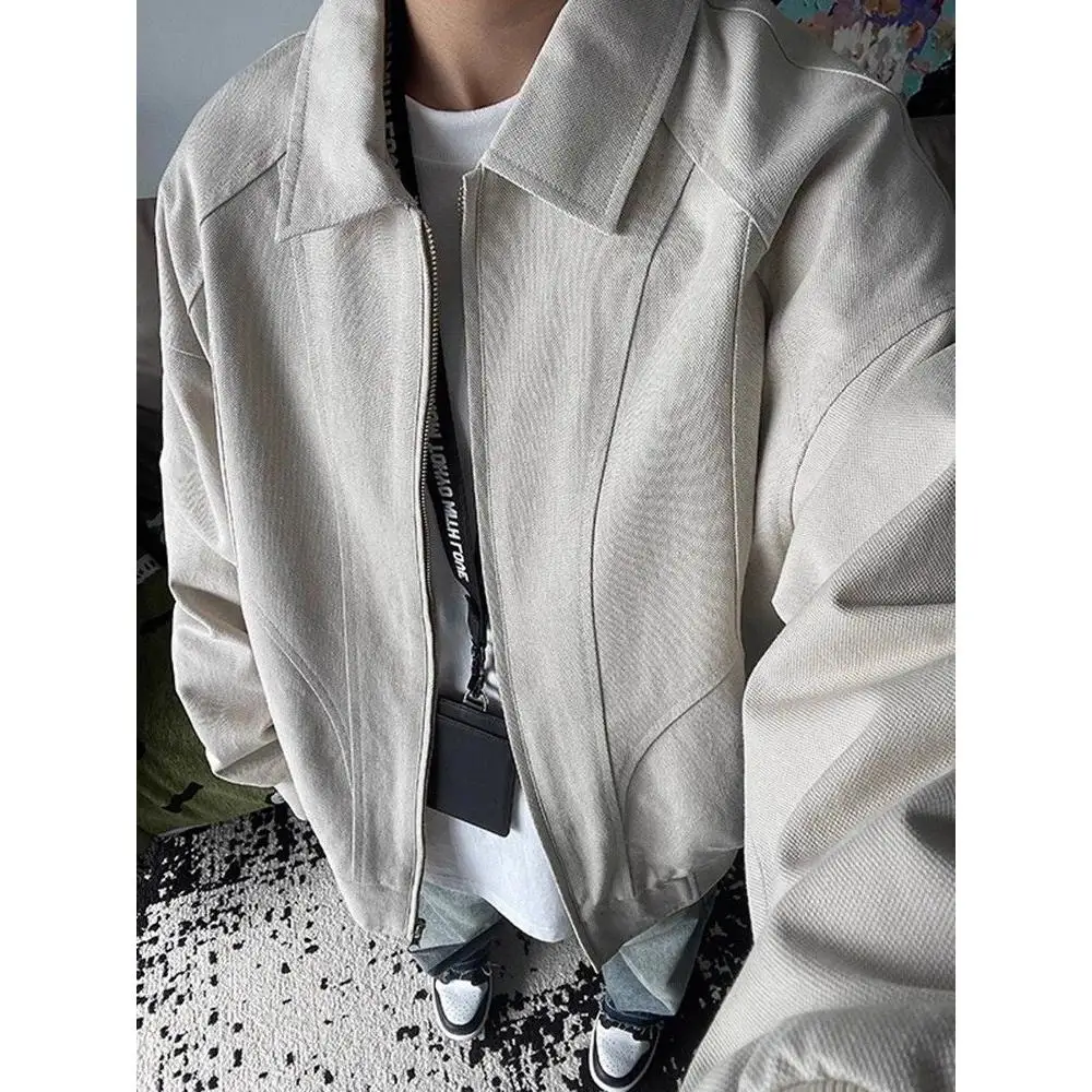 Мужская бейсбольная куртка Waed Canvas Work Jaet, осенний дизайн, деконструированный ort воротник, повседневное свободное пальто из полиэфирного волокна
Мужская бейсбольная куртка Waed Canvas Work Jaet, осенний дизайн, деконструированный ort воротник, повседневное свободное пальто из полиэфирного волокна