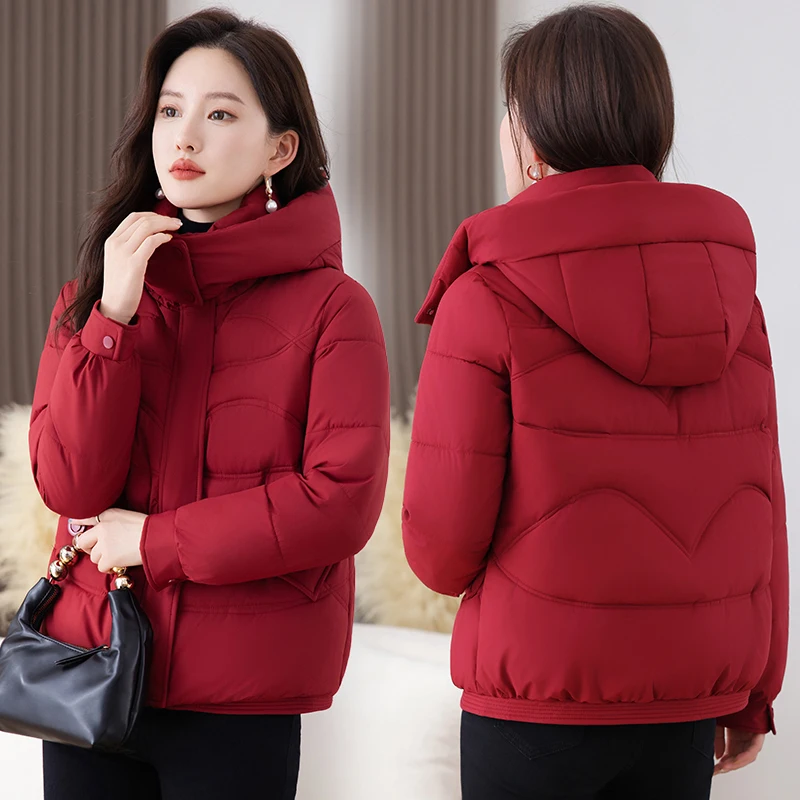 Зимнее женское пальто с капюшоном Thiened или Puffer Jaet, хлопковое пальто с рукавами, корейское свободное длинное пальто на молнии све
Зимнее женское пальто с капюшоном Thiened или Puffer Jaet, хлопковое пальто с рукавами, корейское свободное длинное пальто на молнии све