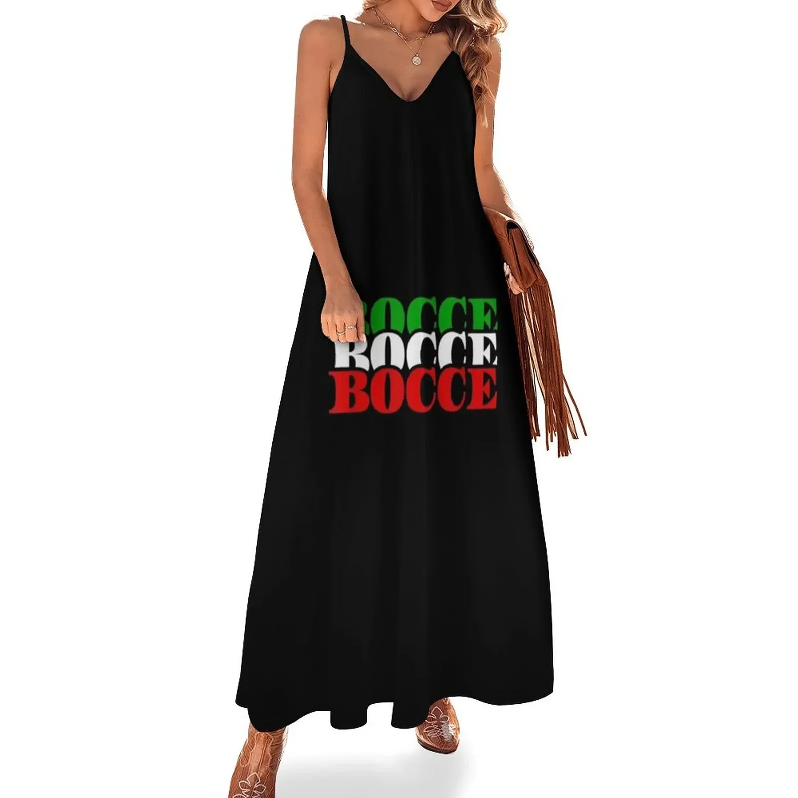 Bocce Funny Bocce Ball with Italian Flag Sleeveless Dress beach dresses summer dress daily birthday dress for women
Bocce Funny Bocce Ball with Italian Flag Sleeveless Dress beach dresses summer dress daily birthday dress for women