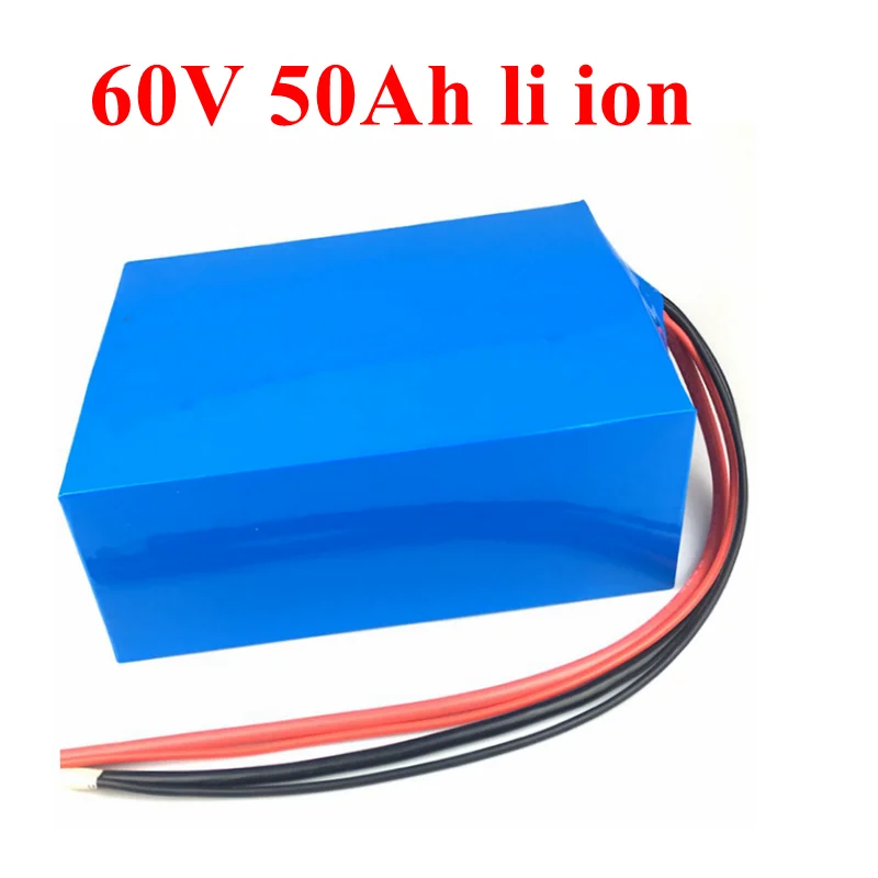 Lithium 60V 50Ah li ion battery pack with BMS for 4800w welectric scooter power supply motorcycle energy storage +5A charger
Lithium 60V 50Ah li ion battery pack with BMS for 4800w welectric scooter power supply motorcycle energy storage +5A charger