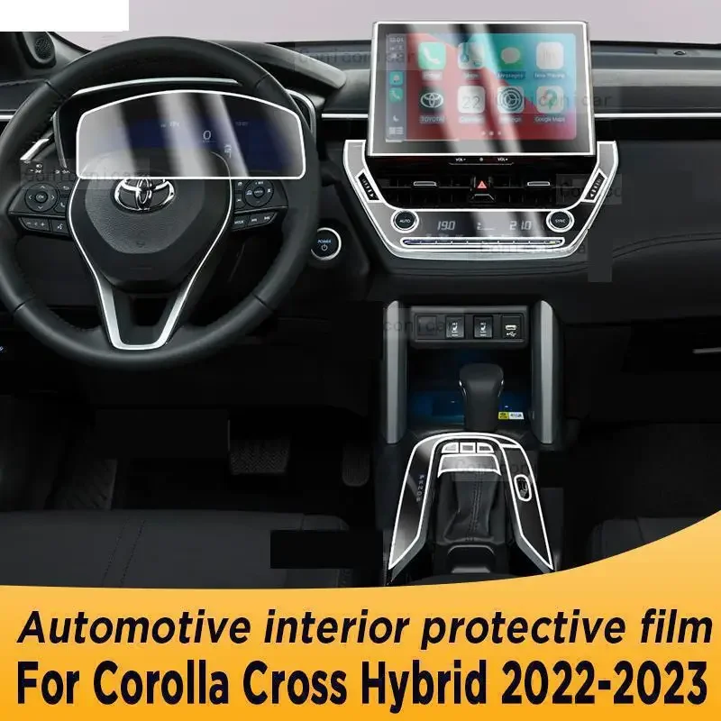 For TOYOTA Corolla Cross 2022 Car Dashboard Air Control Board Gear Panel Automotive Interior Protective Film Protect Sticker
For TOYOTA Corolla Cross 2022 Car Dashboard Air Control Board Gear Panel Automotive Interior Protective Film Protect Sticker