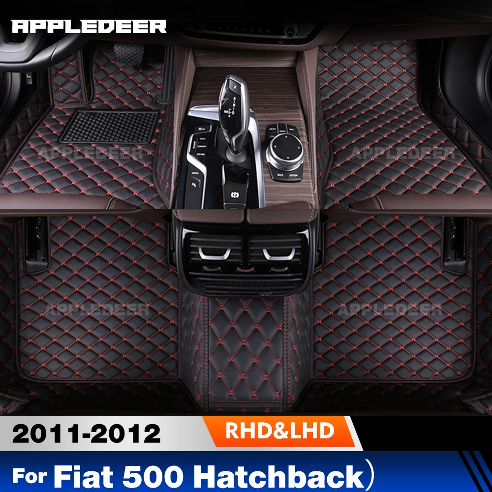 Car floor mats For Fiat 500 Hatchback) 2011 2012 Custom auto foot Pads automobile carpet cover Interior Accessories
Car floor mats For Fiat 500 Hatchback) 2011 2012 Custom auto foot Pads automobile carpet cover Interior Accessories