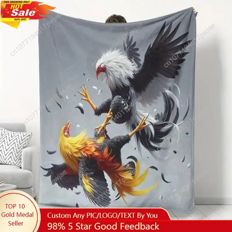Fun Rooster Modern Printed Velvet Blanket, Suitable for Home Outdoor Camping Bed Sofa Friends and Family Custom Blankets
Fun Rooster Modern Printed Velvet Blanket, Suitable for Home Outdoor Camping Bed Sofa Friends and Family Custom Blankets