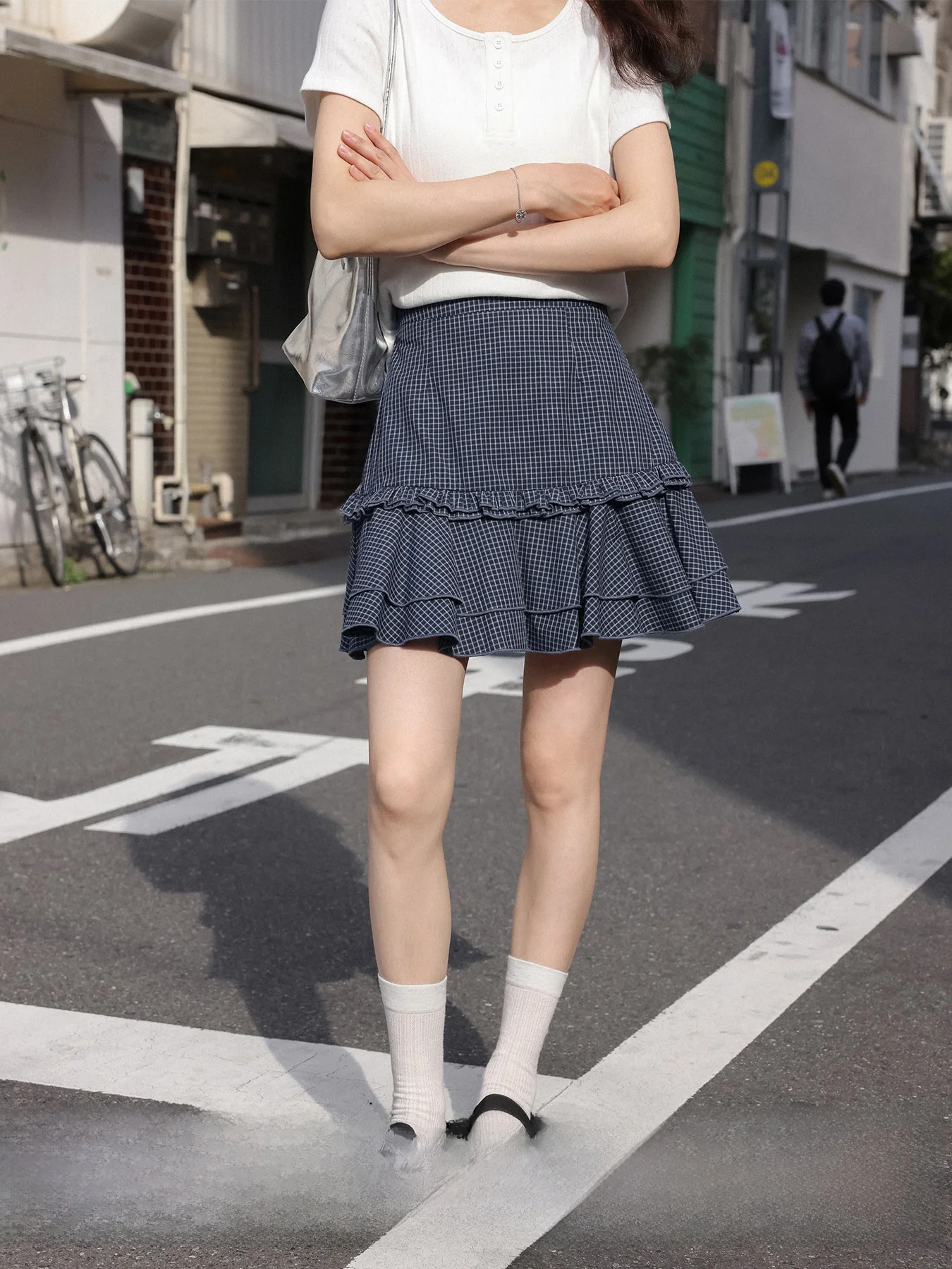 Slimming A-Line Skirt with Wood Grain Edges for Women Spring 2026 New Plaid Cotton Polyester Blend Commute Style
Slimming A-Line Skirt with Wood Grain Edges for Women Spring 2026 New Plaid Cotton Polyester Blend Commute Style