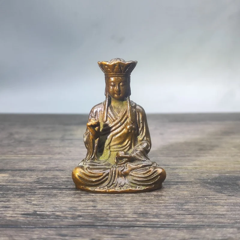 Ksitigarbha Decoration Ornament, Tang Sanzang Home Decor, Office Brass Decorative Craft
Ksitigarbha Decoration Ornament, Tang Sanzang Home Decor, Office Brass Decorative Craft