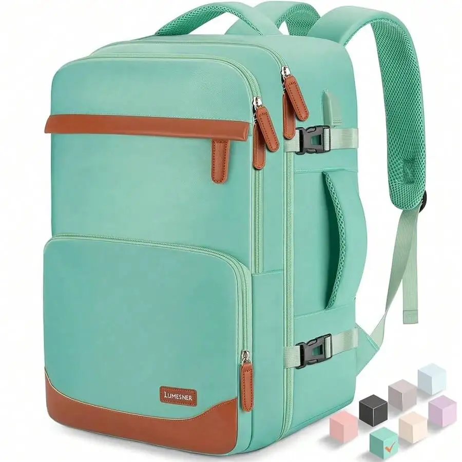 40L Travel Backpack With USB Port Water Resistant Carry On Laptop Bag For Men Women Fits 15.6 17.3 Inch
40L Travel Backpack With USB Port Water Resistant Carry On Laptop Bag For Men Women Fits 15.6 17.3 Inch