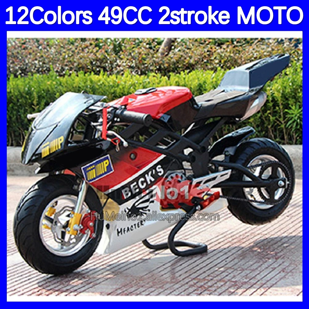 2Stroke 49CC Superbike Mini Motorcycle Mountain Gasoline Scooter Small Buggy ATV Street Moto Bike Adult Child Racing Motorbike
2Stroke 49CC Superbike Mini Motorcycle Mountain Gasoline Scooter Small Buggy ATV Street Moto Bike Adult Child Racing Motorbike