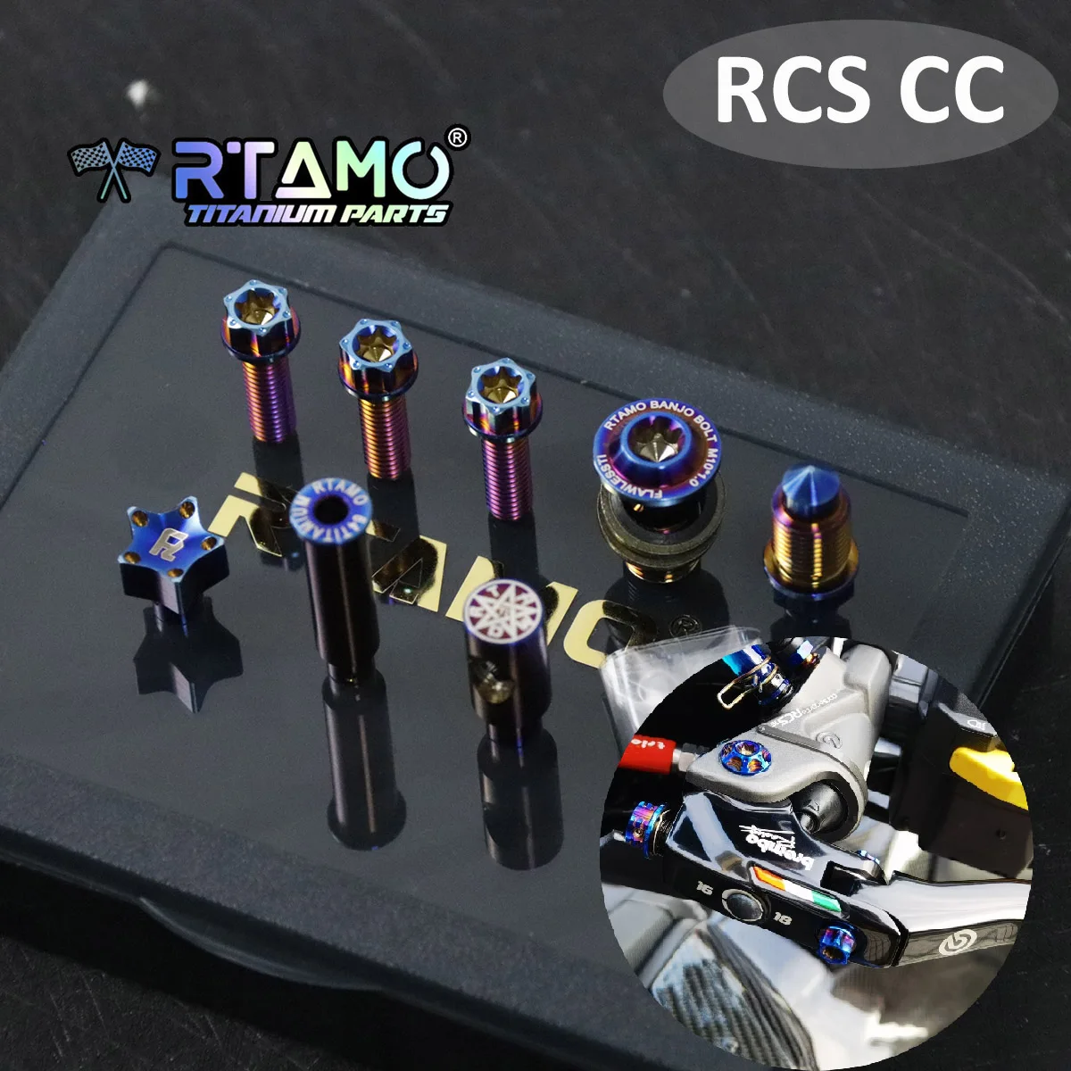 RTAMO Титановый тормозной насос болт для главного цилиндра сцепления Brembo RCS CC
RTAMO Титановый тормозной насос болт для главного цилиндра сцепления Brembo RCS CC