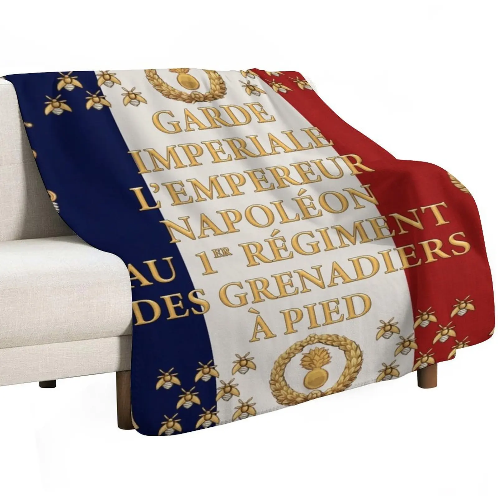 Napoleonic French 1er Garde Imperiale flag Throw Blanket Warm Personalized Gift Plaid on the sofa Summer Blankets
Napoleonic French 1er Garde Imperiale flag Throw Blanket Warm Personalized Gift Plaid on the sofa Summer Blankets