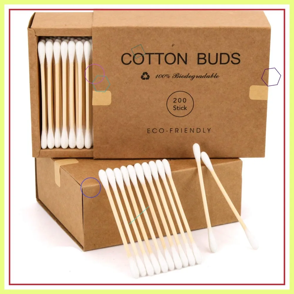 400 Count Bamboo Cotton Swabs - Vegan, Natural Wooden Ear Sticks, Double Tipped
400 Count Bamboo Cotton Swabs - Vegan, Natural Wooden Ear Sticks, Double Tipped