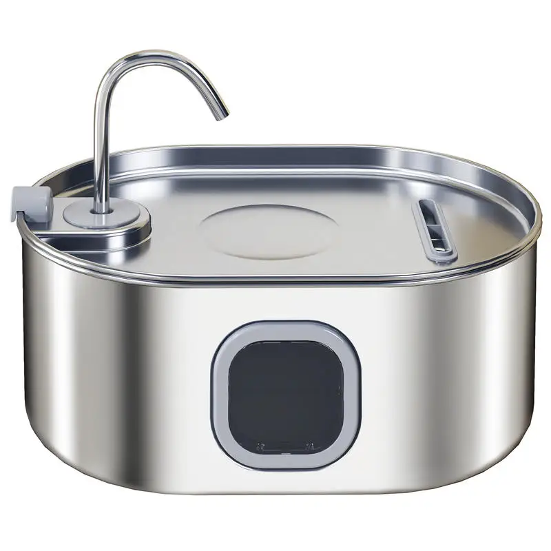 246 oz./7L Stainless Steel Cat Water Fountain with Filters, Ultra-Quiet Pump, for Cats, Dogs & Multi-Pet Homes
246 oz./7L Stainless Steel Cat Water Fountain with Filters, Ultra-Quiet Pump, for Cats, Dogs & Multi-Pet Homes